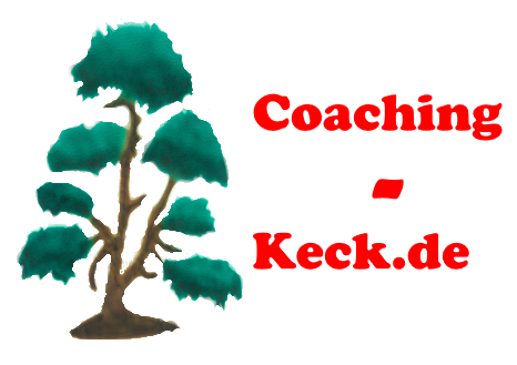 Das Logo von Coaching-Keck.de zeigt einen Baum mit Schriftzug Coaching-Keck.de individuelle Beratung, Begleitung, Lösung